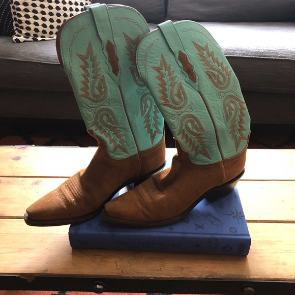 lucchese turquoise boots